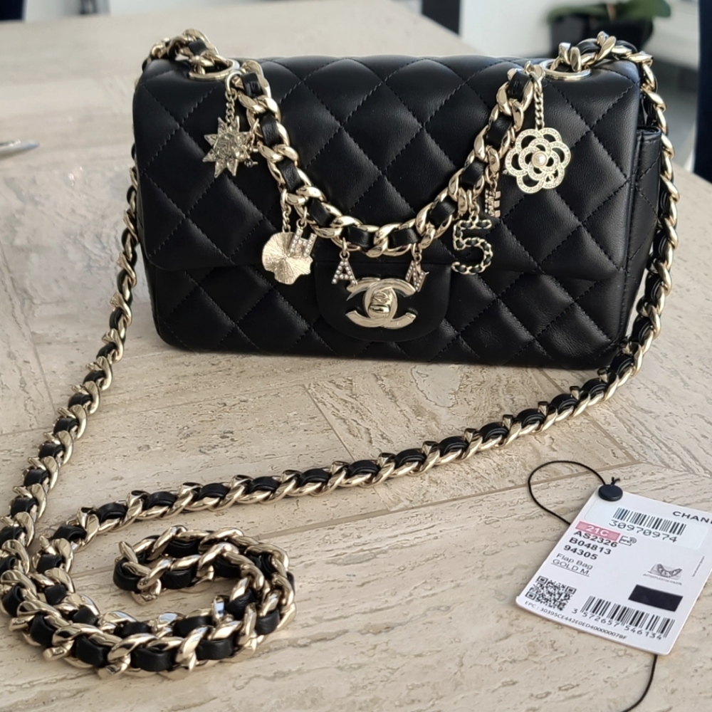 Chanel Charms *Limited Edition* Mini Classic Flap Bag SOLD